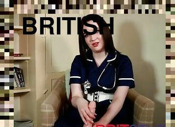 masturbation, infirmière, amateur, babes, secousses, britannique, uniformes