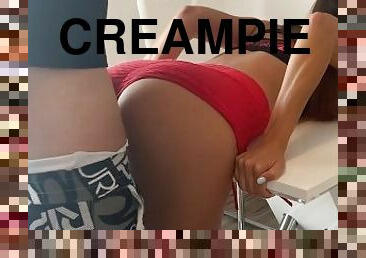 Surprise Creampie and Rough Kitchen Sex with Yoya Grey