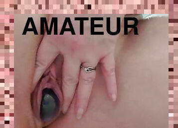 bad, masturbation, amatör, leksak, par, ensam, bollar