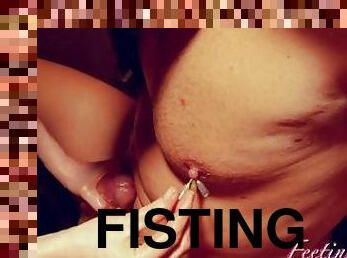 FeetingMe 37: Nipple play, needle insertion, prostate stimulation, male anal fisting.