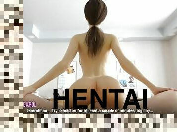 gila, kaki, animasi, jenis-pornografi-animasi, cowgirl-posisi-sex-wanita-di-atas-pria