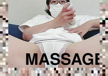 A married woman who masturbates with an electric massage machine