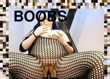 Trailer - Webcam Fuck Machine Show: Big Boob Dirty Talking Slut Gets Fucked Hard By Sex Machine