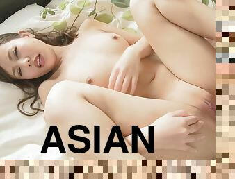 asiatique, japonais, casting, ejaculation-interne