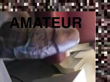 masturbation, amateur, énorme-bite, solo, bite