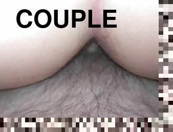 röv, storatuttar, pappa, doggy-style, fitta-pussy, amatör, anal, tonåring, par, bbw