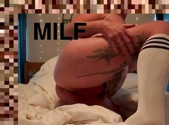 röv, storatuttar, masturbation, orgasm, kvinnligt-sprut, amatör, milf, fingerknull, smutsig, knullande