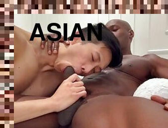 asiatisk, avsugning, gigantisk-kuk, blandade-raser, gay, svart, första-gången, college, sprut, kinesisk