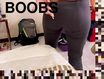 Giantess Samira buttcrush in sexy leggings (Trailer)