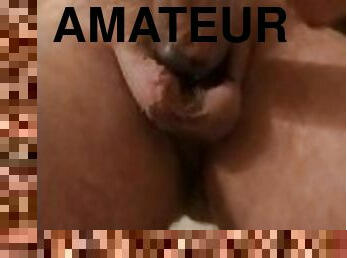 masturbation, amateur, énorme-bite, jouet, branlette, solo, bite