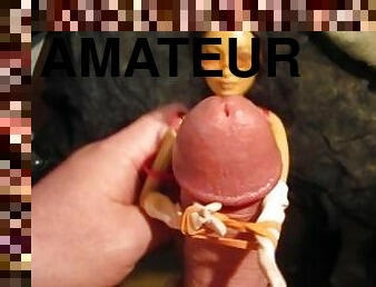 masturbation, amatör, cumshot, leksak, ansiktssprut, sprut, sperma, fetisch, ensam, docka