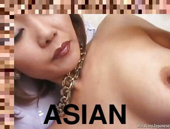 asiatisk, brudar, avsugning, cumshot, milf, hardcore, mamma, japansk, trosor, underkläder