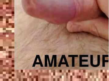 gigantisk, masturbation, amatör, cumshot, avrunkning, pov, sprut, ensam, svensk, kuk