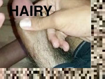 Hairy Stud Rock Mercury wanks hairy cock