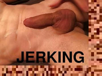 HUGE LOAD!!!!! Fit guy intense Cumshot after handjob. TheSexyJ