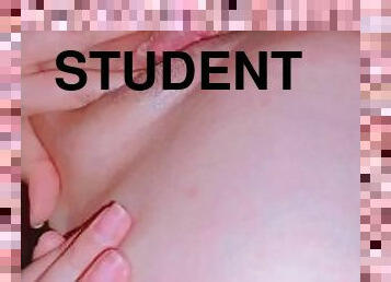 asiatisk, orgasm, fitta-pussy, student, amatör, brudar, fingerknull, fötter, vacker, vagina