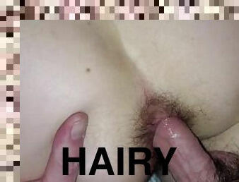 Fucking hairy asshole