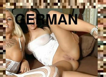 Anni Angel In Two German Lesbian At First Time Lesbian With Dirty Talk