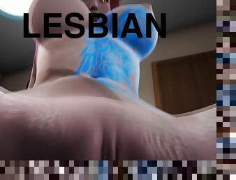 orgasm, lesbisk, hardcore, pov, hentai, oral