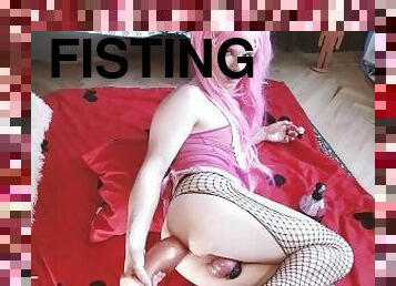 extrem, fisting, anal, bdsm, slav, slyna, blond, fetisch, bondage, bedragen