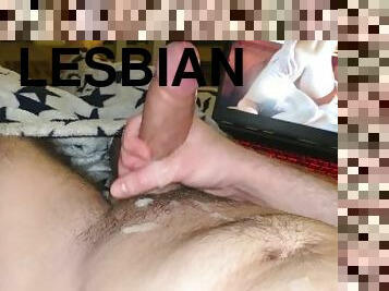 orgasmi, lesbo-lesbian, kiimainen, soolo
