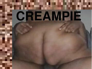 Bbw creampie (I tricked my boyfriend into cumming inside me)