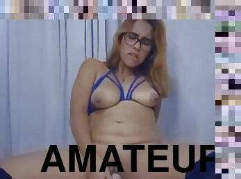 culo, tetas-grandes, masturbación, orgasmo, amateur, latino, a-solas