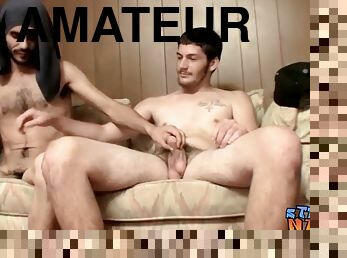 masturbation, amatör, cumshot, gay, sprut