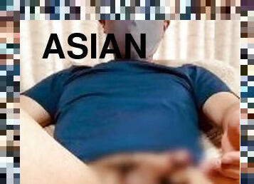 asiatisk, hårig, masturbation, amatör, anal, cumshot, tonåring, gay, avrunkning, college