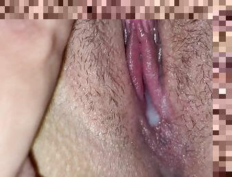 orgasm, amatör, cumshot, tonåring, creampie, par, första-gången, sprut, petit, hårt