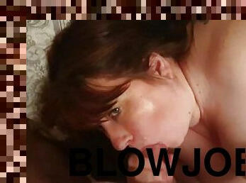 Bbw blowjob with facial