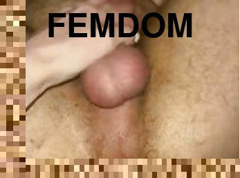 Femdom anal play