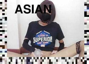 asiatisk, masturbation, fitta-pussy, tonåring, leksak, gay, knullande, ensam