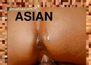 asiatique, levrette, orgasme, chatte-pussy, étudiante, femme, amateur, anal, fellation, interracial