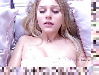 Blonde teen with braces hardcore POV