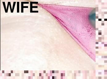 röv, masturbation, orgasm, fitta-pussy, fru, amatör, mörkhyad, milf, leksak, sprut