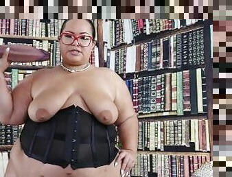 Jerking with slutty Librarian Vicky Trailer