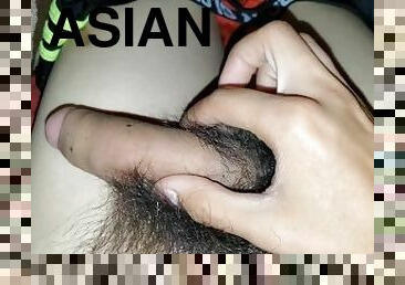 asiatisk, amatör, gay, ensam, twink