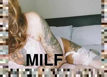 mastrubacija, amaterski, milf, igrača, drkanje-jerking, prihaja, britanke, solo, femdom, tattoo