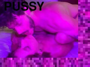 chatte-pussy, babes, baisers, collège, humide, bite