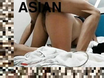 asiatisk, masturbation, fitta-pussy, amatör, avsugning, cumshot, milf, hardcore, creampie, filipinsk