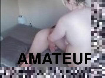 gravid, fru, amatör, anal, milf, massage, par, man, fetisch