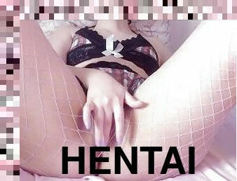 asien, papa, muschi, geile, tochter, hentai, fest-tight, nette, perfekt, vati