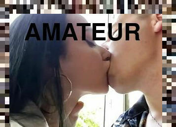amateur, buatan-sendiri, ibu, pasangan, berciuman, adik-perempuankakak