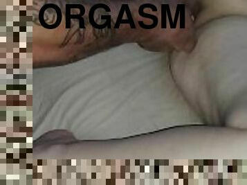 masturbation, orgasm, fitta-pussy, kvinnligt-sprut, leksak, creampie, sprut, dildo, fetisch, vit