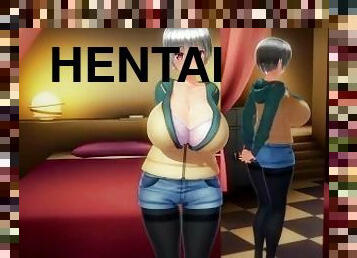 göt, büyük-göğüsler, genç, japonca, animasyon, pornografik-içerikli-anime, 3d, memeler, kıç-butt, yarak