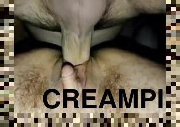 FtM gets fucked raw with creampie by a stranger