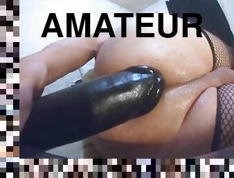 masturbation, amatör, anal, gay, slyna, dildo, fetisch, ensam, rövhål