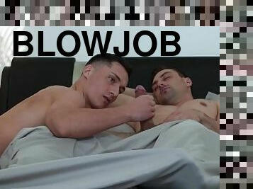 FalconStudios - Hot Jock's Morning Wood Meets Boyfriend's Succulent Mouth