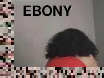Big Booty Ebony Twerks on Fan